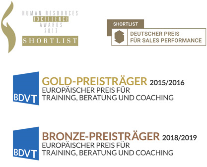 Auszeichnungen der Coachings und Trainings von Ralf Koschinski.